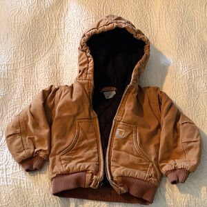 Carhartt Tan Hooded Jacket 2T
